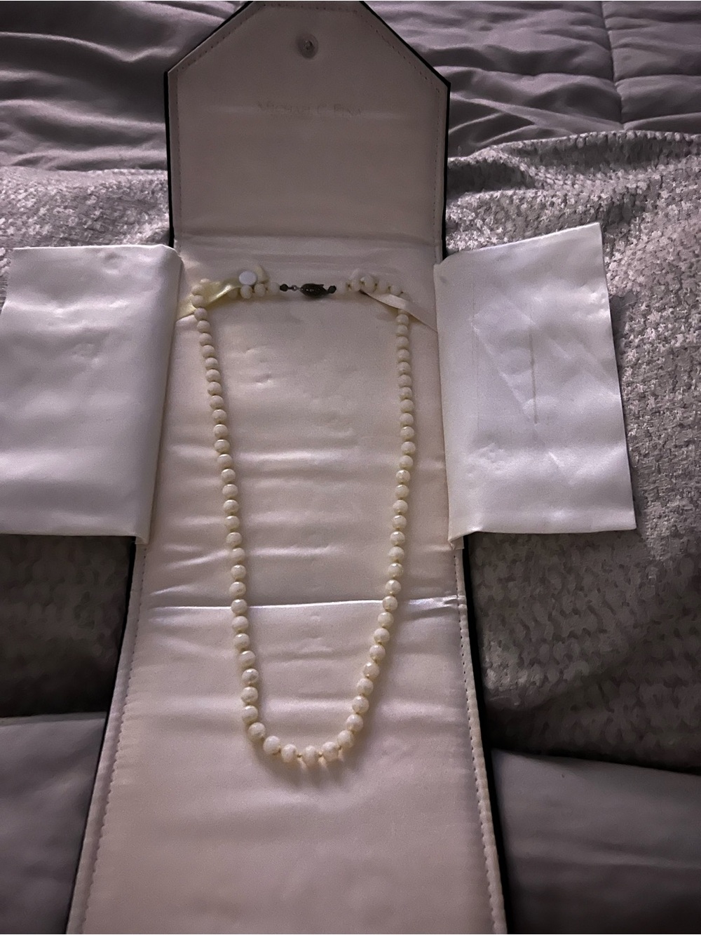 Classic Michael C Pina Pearl Necklace new